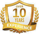 Over 10 Years Experience